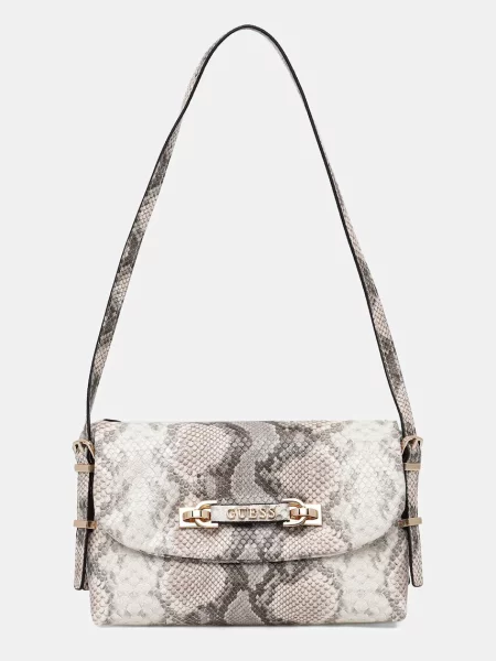 Τσάντα Guess LEFIA μπεζ