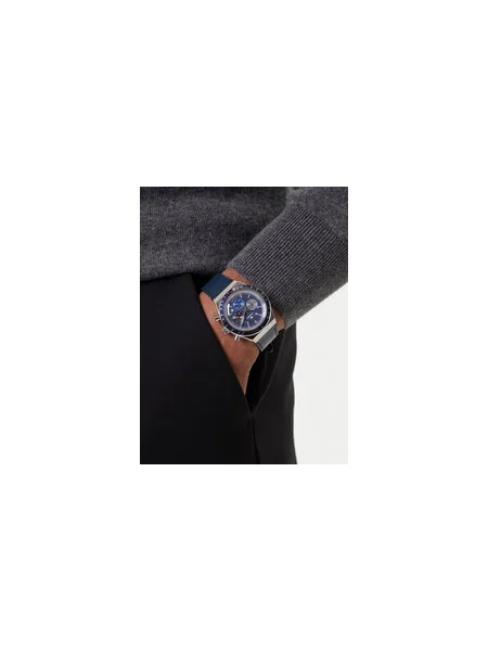 Timex Hodinky Q Diver Inspired Chronograph Tmavomodrá