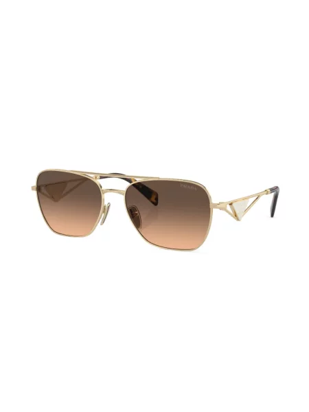 Saulės akiniai Prada Eyewear auksinė