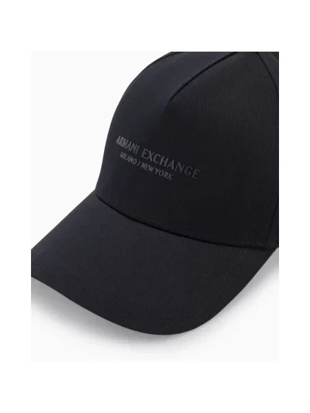 Czapka z daszkiem Armani Exchange niebieska