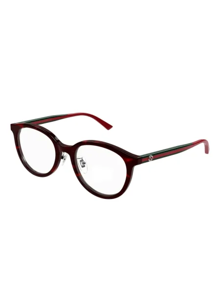 Ochelari de soare rotunzi Gucci Eyewear cu dungi negru