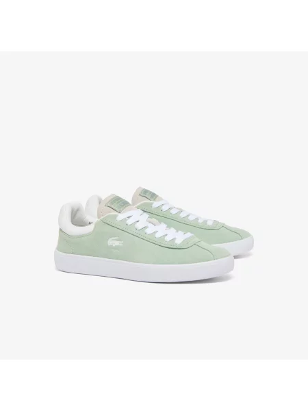 Lacoste Zamszowe Trampki Baseshot biały