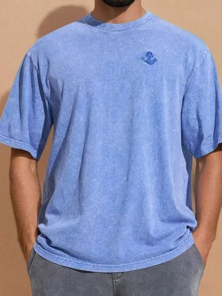 Sinsay Tričko s krátkým rukávem modrá