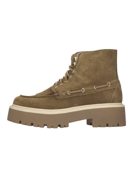 Buty do kostki Antica Cuoieria zamszowe brązowe