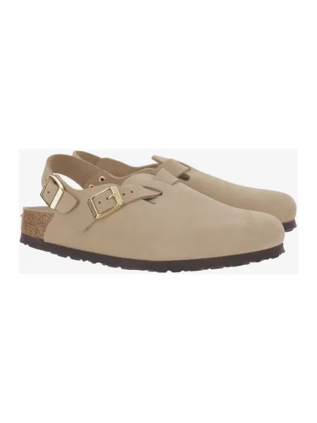 Klapki Birkenstock beżowe