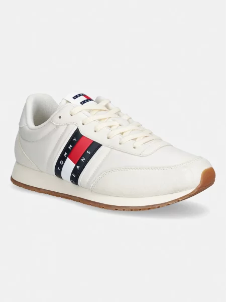 Tommy Jeans TJM CLASSIC RUNNER sneakers bărbătești bej