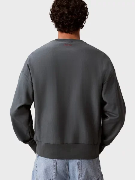 Махровый свитшот Calvin Klein Jeans серый