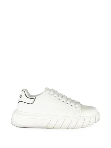 Sneakerși Gaëlle Paris cu platformă alb