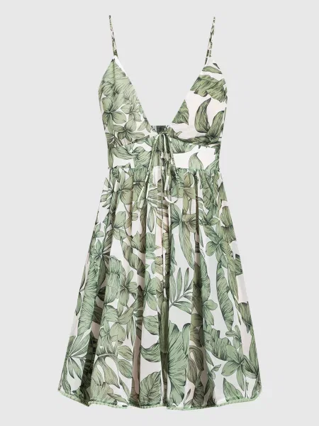 Топ в квітковий принт Twinset зелений