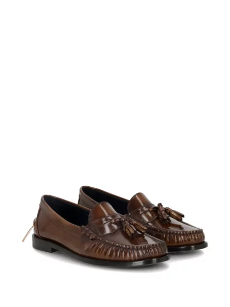 Pantofi loafer Fortela din piele maro
