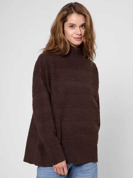 Светр PRPY поліестер/акрил коричневий