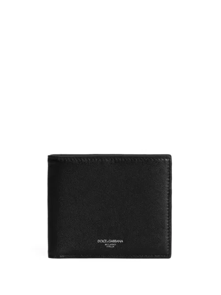 Portofel Dolce & Gabbana din piele cu imagine negru