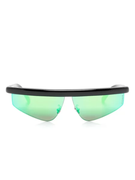 Ochelari de soare Moncler cu imprimeu geometric negru