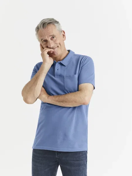 Tricou polo Celio albastru