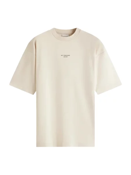 Drole de Monsieur Koszulki Mężczyzna M Klasyczne T-shirty i Pola beżowy
