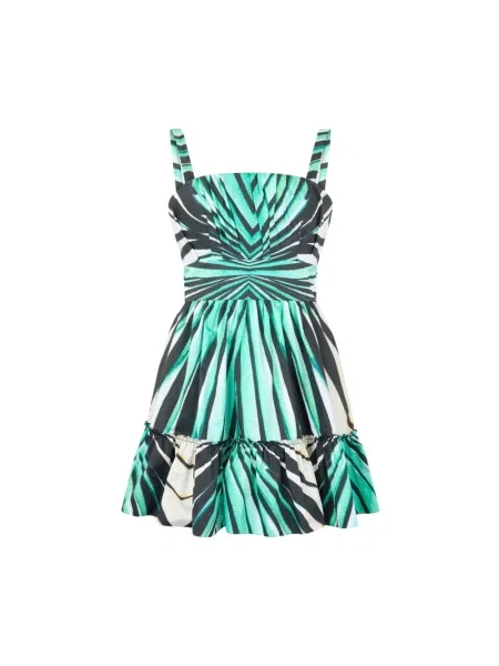 Sukienka mini Roberto Cavalli niebieska