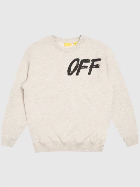 Детский свитшот Off-white бежевый