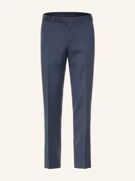 Boss Oblekové Kalhoty Genius Slim Fit open blue modré