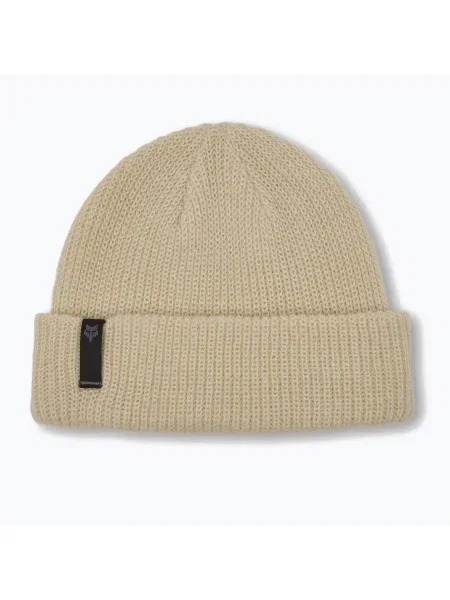 Férfi téli sapka Fox Racing Machinist Beanie krémszínű. Méret: OS bézs