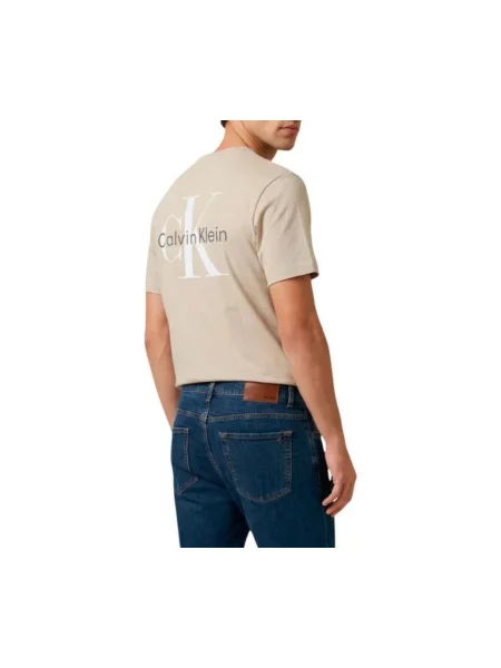 Tričko Calvin Klein Jeans hnedá