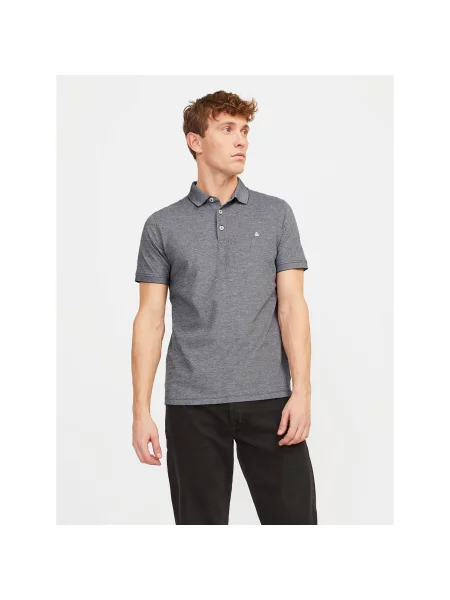 JACK & JONES Majica PAULOS / bela siva
