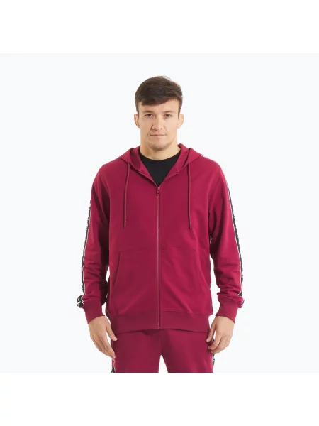 Bluza Pitbull Tape Nugget Hooded Zip Sweatshirt czerwona