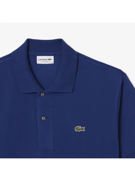 Lacoste Koszulka Polo Oryginał Petit Piqué granatowa