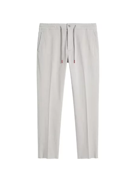Pantaloni Kiton cu cordon gri
