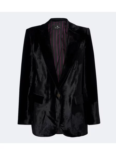 Sacou Etro de catifea negru
