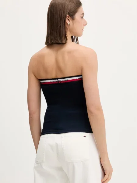 Top Tommy Jeans granatowy