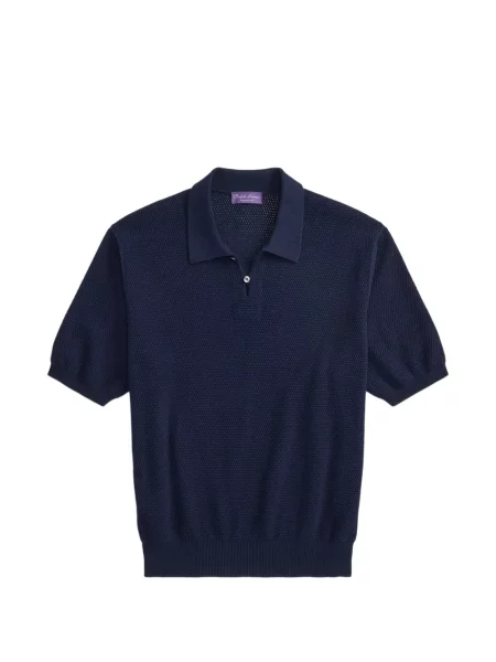 Tricou polo Ralph Lauren Purple Label albastru