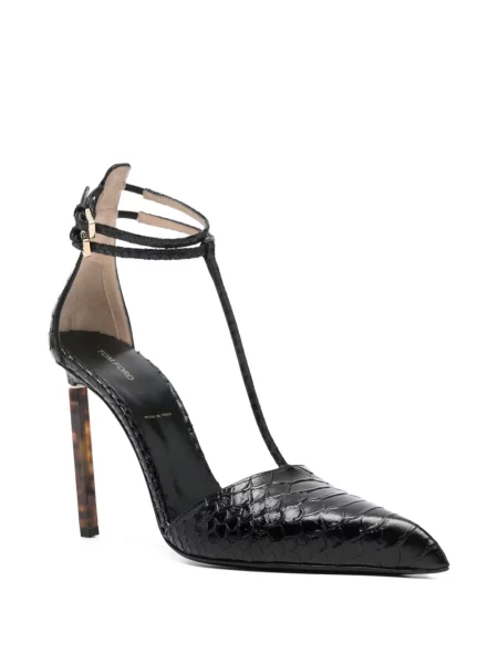 Pantofi cu toc Tom Ford cu imagine negru