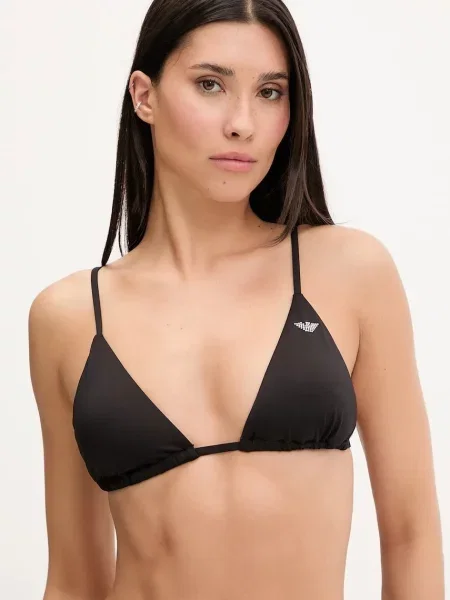 Dvoudílné plavky Emporio Armani Underwear mírně vyztužený košík černá
