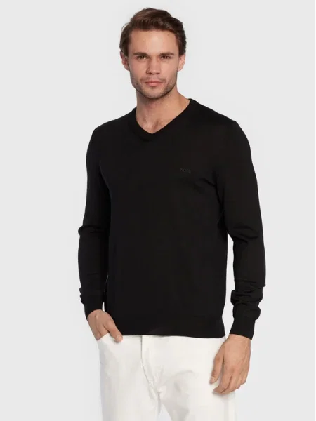 Boss Пуловер Baram-L черен