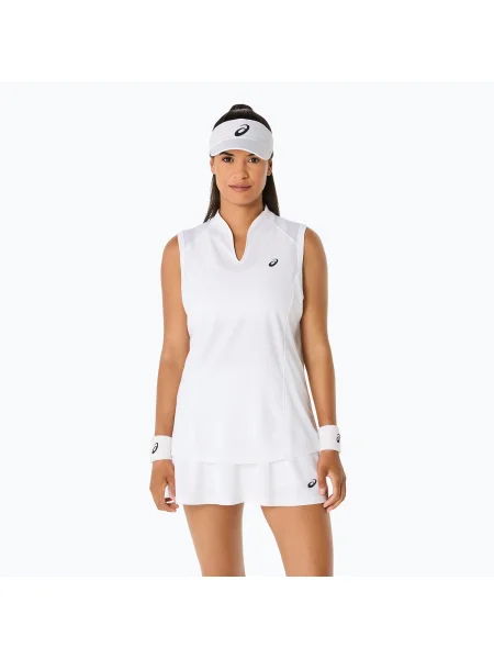 ASICS Court Tank W tricou de tenis pentru femei strălucitor alb