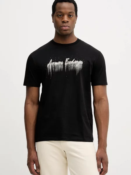Тениска Armani Exchange черно