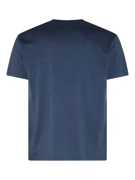 Tricou Tom Ford cu decolteu rotund scurt albastru