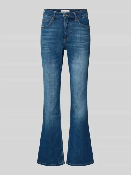 Marc O'Polo Dżinsy Kiruna Flared Kobiety jednolity niebieski