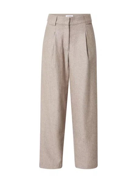 Co'couture Hlače s naborima bež