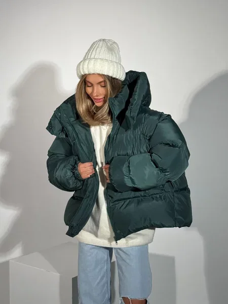 Пуховик Milirud зелений