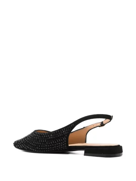 Pantofi cu toc Keys cu tepi negru