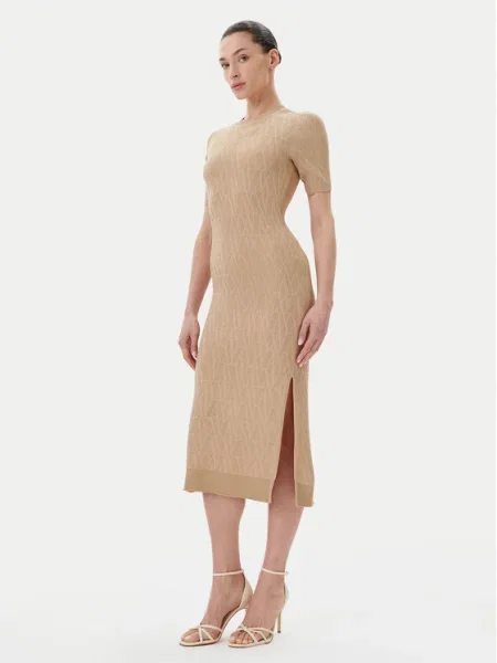 Armani Exchange Трикотажна сукня зелений