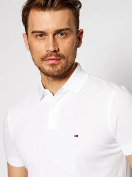 Tommy Hilfiger Polo majica Regular Fit bela