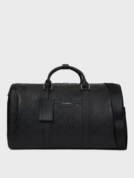 Кожаная сумка Karl Lagerfeld черная