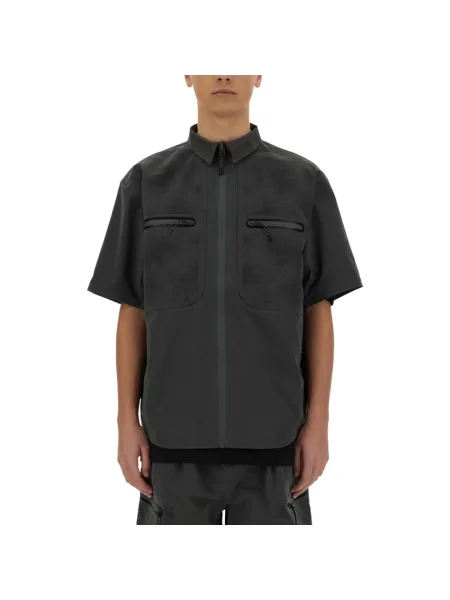 Koszula z krótkim rękawem Alpha Industries szara