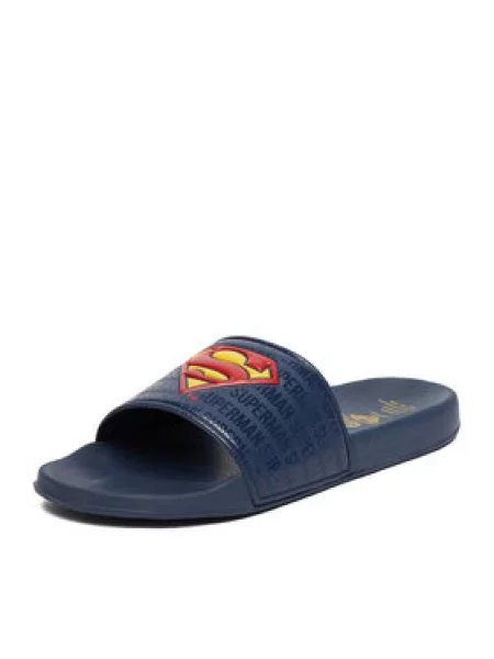 Šľapky Superman Tmavomodrá
