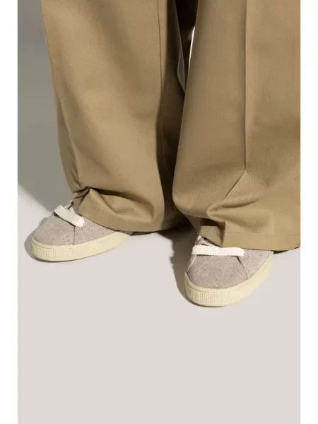 Zomšinės sportbačiai Puma Suede pilka