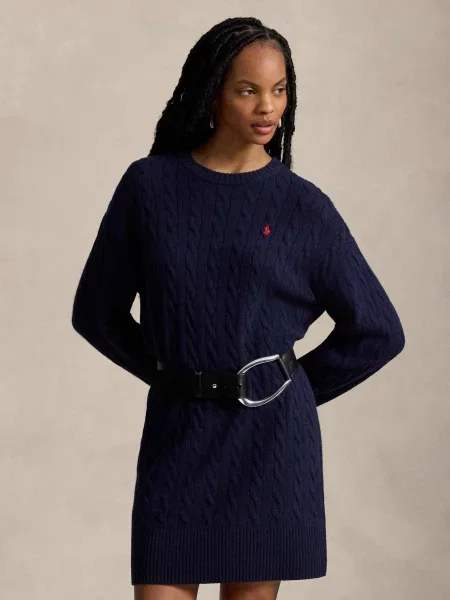 POLO RALPH LAUREN De lână rochie cu adaos de cașmir