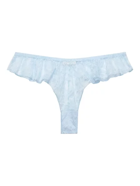 Chiloți tanga Fleur Du Mal albastru