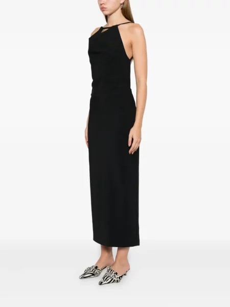 Rochie Róhe cu gât halter de costum negru